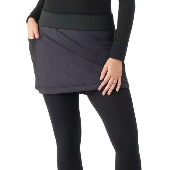 Smartwool Women's Smartloft Snow Skirt Black Women's Size Small Pull On - Picture 3 of 3